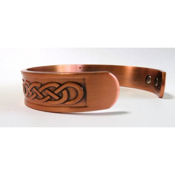Celtic Knot Magnetized Natural Copper Bracelet NWOT  Health item Holistic - Picture 3 of 13